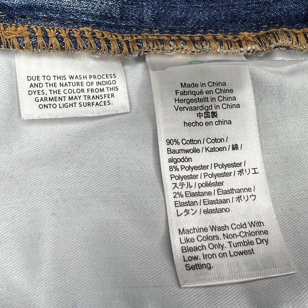 J. Crew 9" Vintage Slim-Straight Jeans in Blue Vista Wash Denim BH765 Sz 34 - Picture 15 of 16